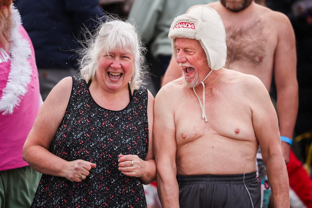 Novoročné otužovanie v Kanade