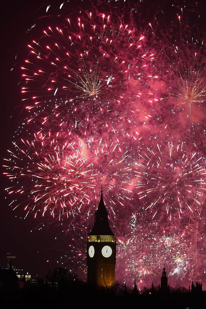 Novoročné oslavy v Londýne 