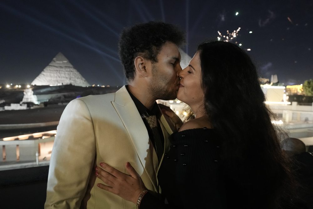 Oslavy Nového roka v Gíze 