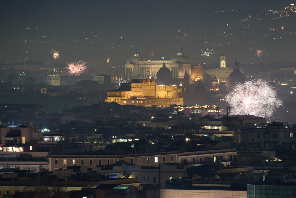 Novoročné oslavy v Ríme 