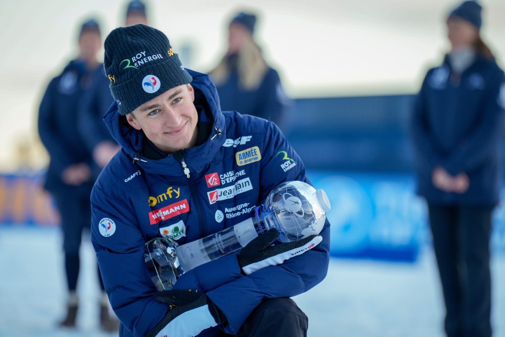 Francúz Eric Perrot získal premiérovo veľký glóbus, Laegreid malý za šprint