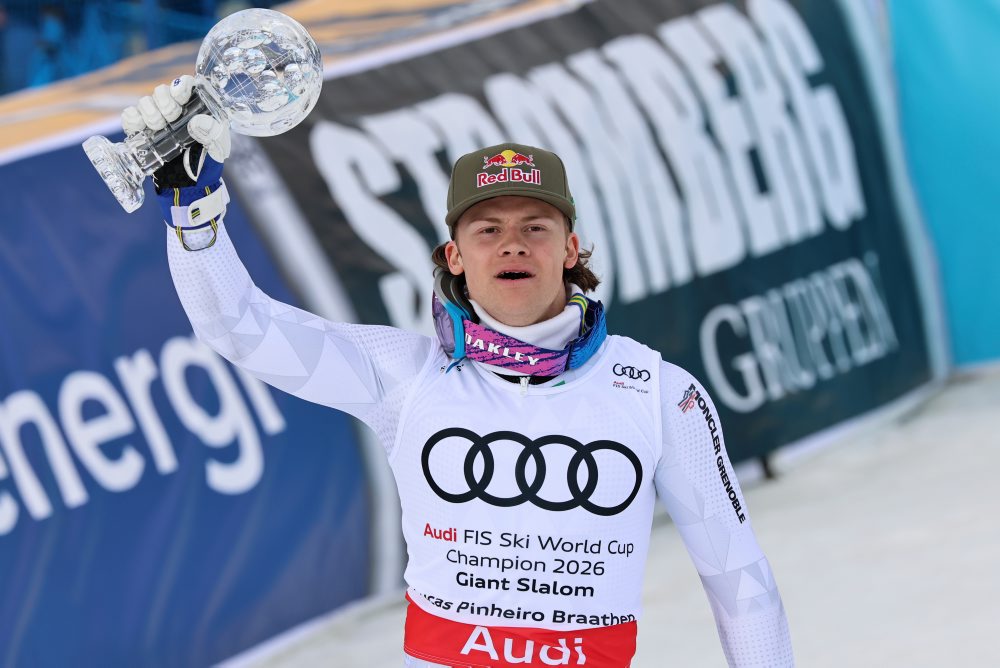 Lyžovanie-SP: Pinheiro Braathen získal malý glóbus za obrovský slalom