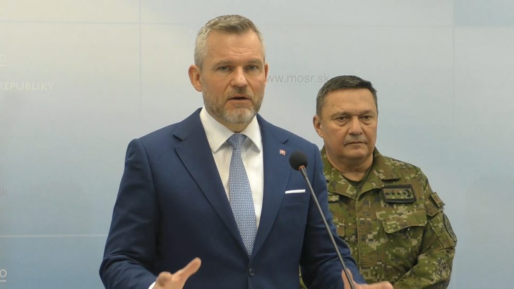 TK hlavného veliteľa Ozbrojených síl SR prezidenta SR Petra Pellegriniho a náčelníka Generálneho štábu Ozbrojených síl SR Daniela Zmeka