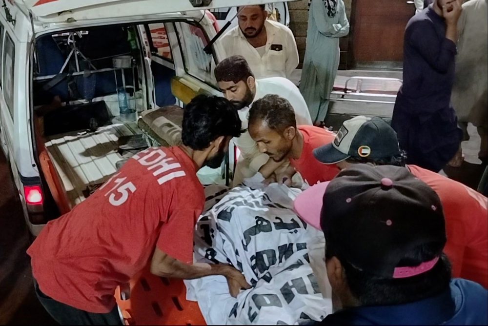 Prudké dažde a vietor v Pakistane 