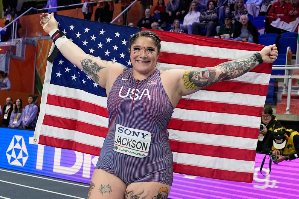 Američanka Chase Jacksonová triumfovala vo vrhu guľou