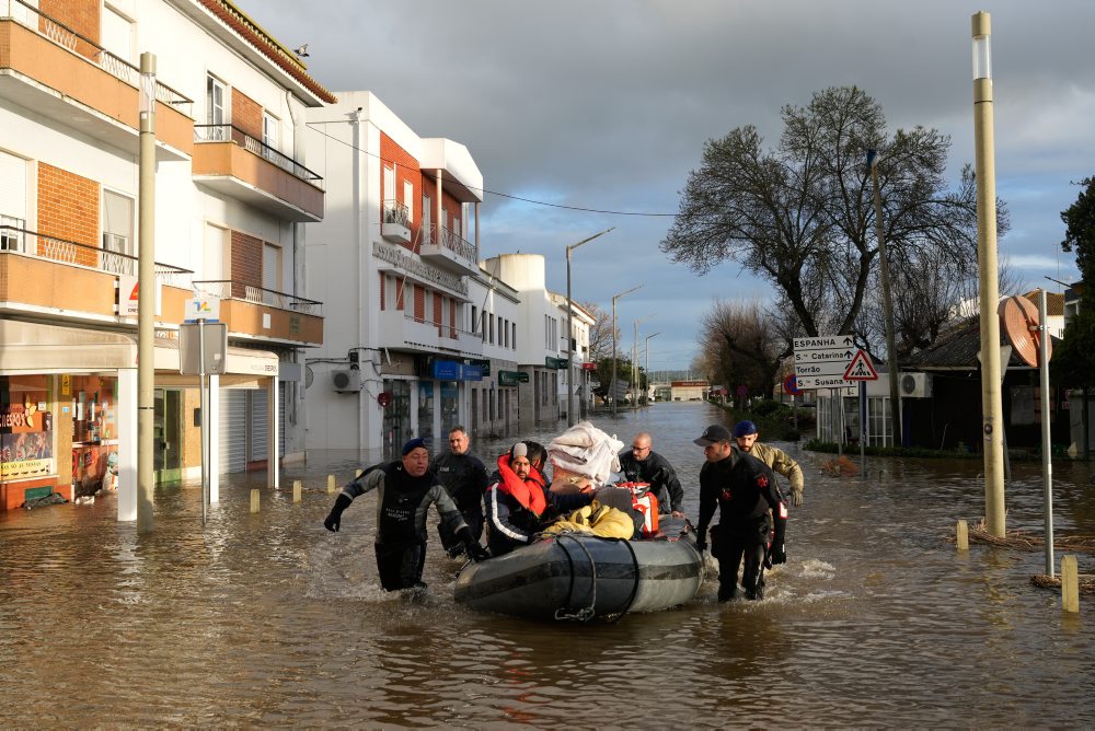 Záplavy v Potugalsku 