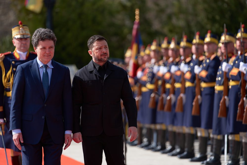 Návšteva ukrajinského prezidenta Volodymyra Zelenského v Rumunsku