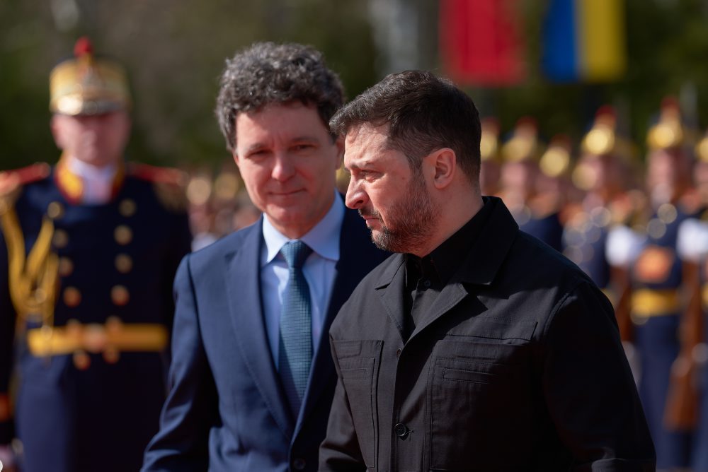 Návšteva ukrajinského prezidenta Volodymyra Zelenského v Rumunsku