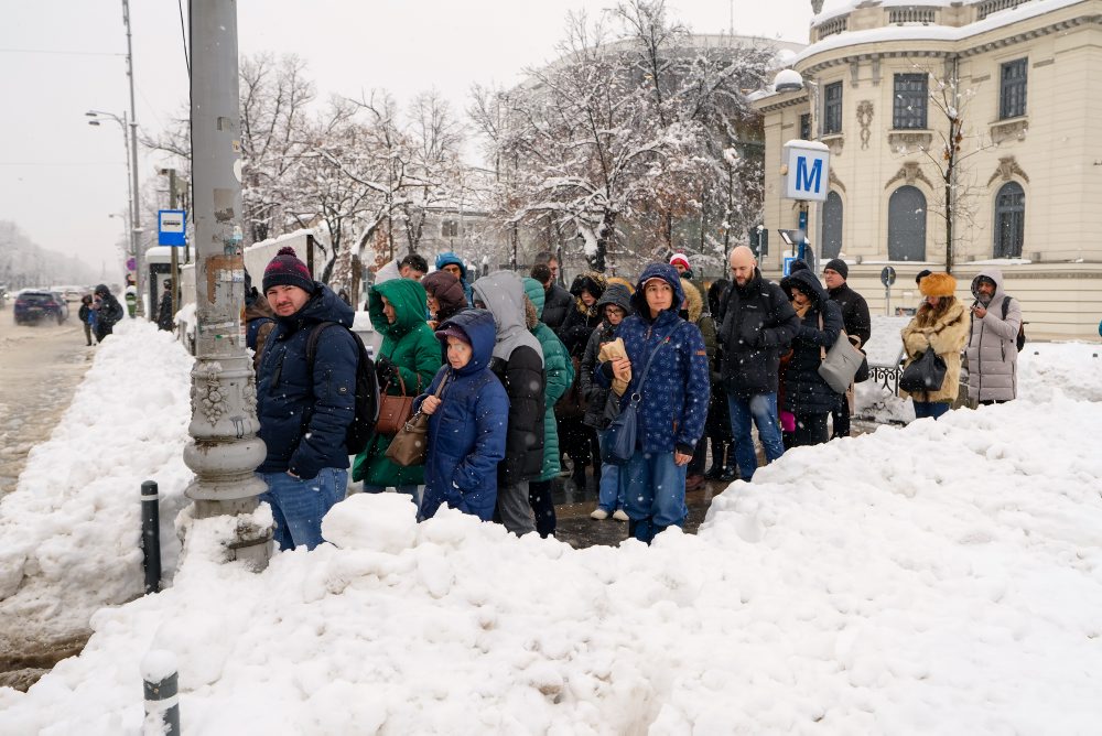 Sneženie v Rumunsku
