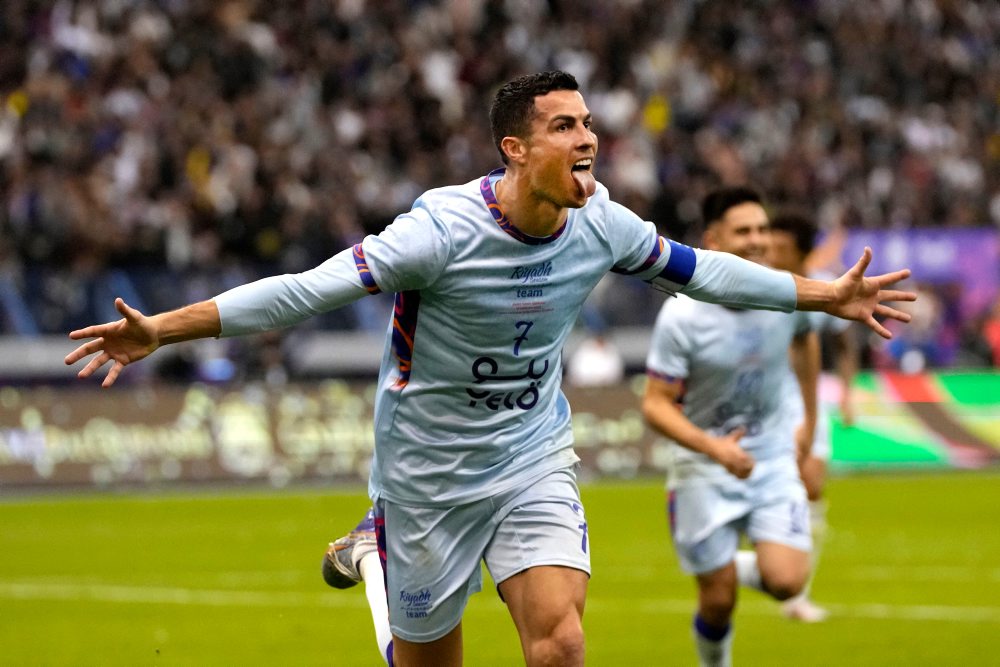 Ronaldo vsietil jubilejný 100. gól v saudskoarabskej lige