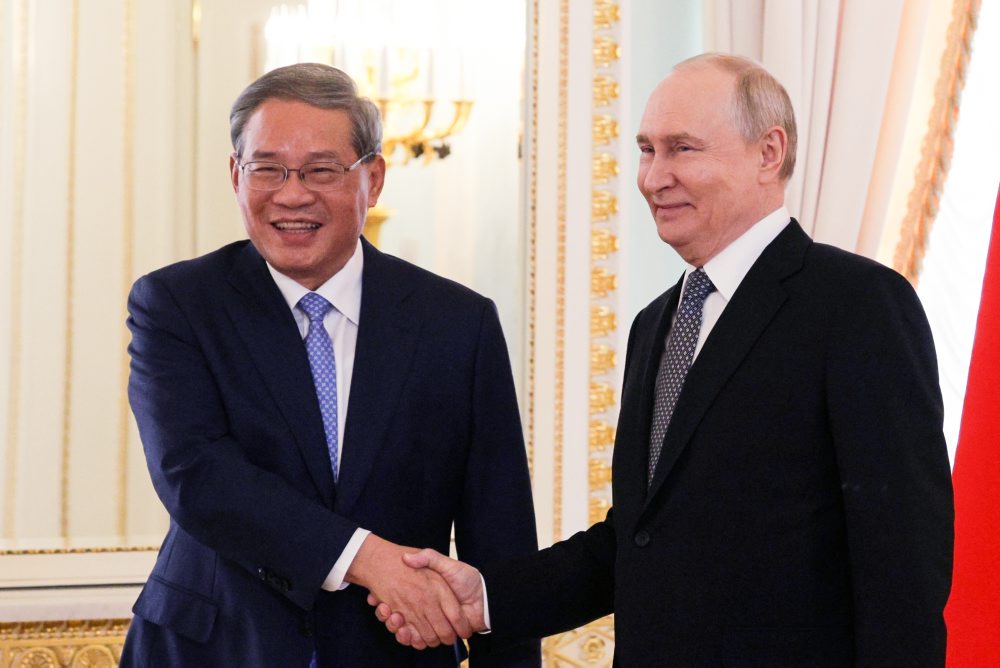 Stretnutie Putina s čínskym premiérom 