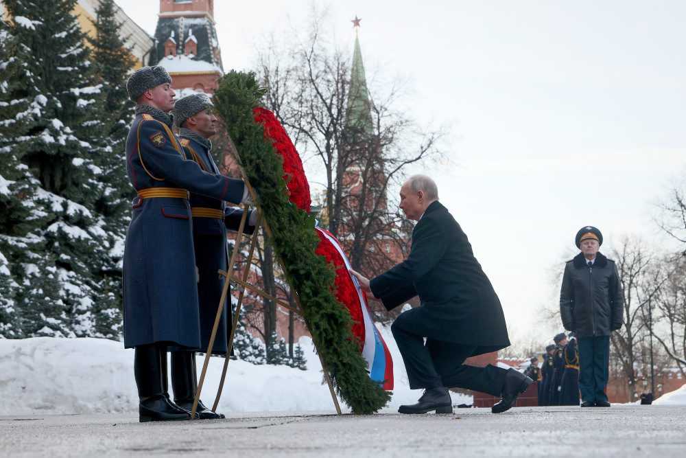 Ruský prezident Vladimir Putin si uctil sviatok Dňa obrancov vlasti v Moskve 