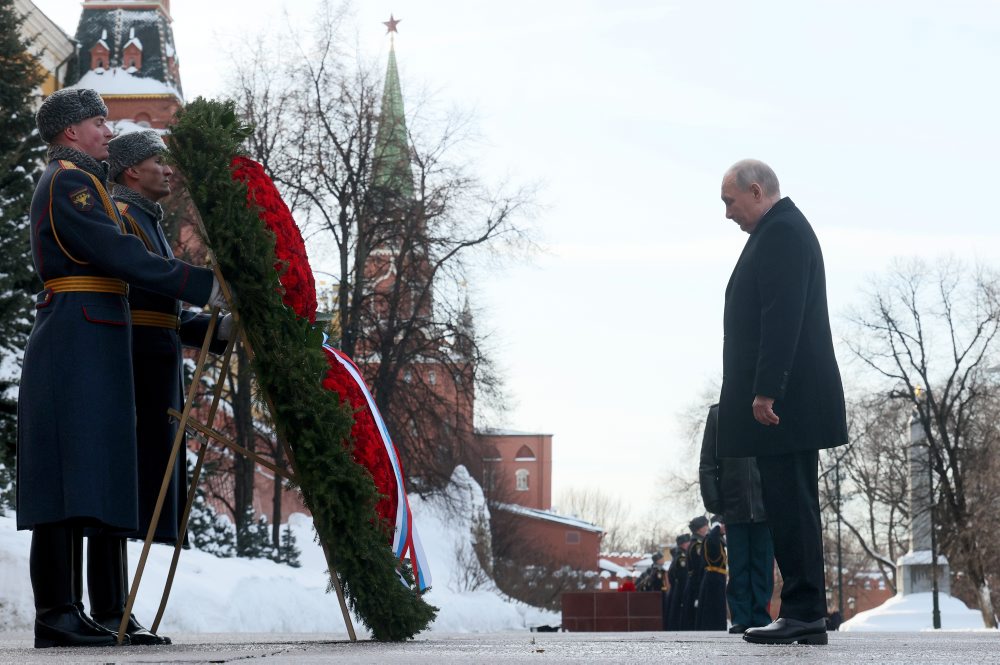 Ruský prezident Vladimir Putin si uctil sviatok Dňa obrancov vlasti v Moskve 