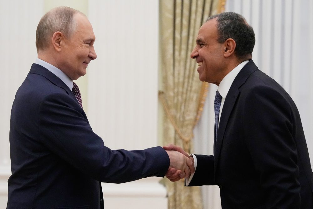 Šéf egyptskej diplomacie Badr Abdelatty pricestoval na návštevu Ruska, stretol sa s prezidentom Putinom