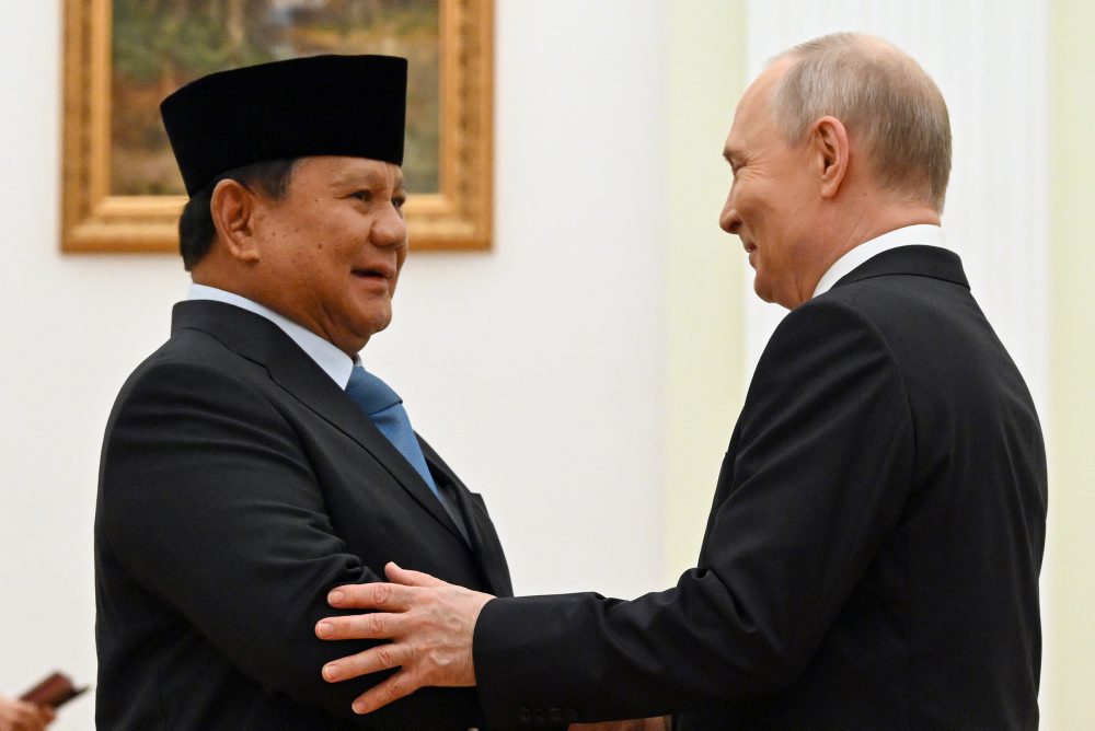 Indonézsky prezident Prabowo Subianto pricestoval na návštevu Ruska, stretol sa s prezidentom Putinom