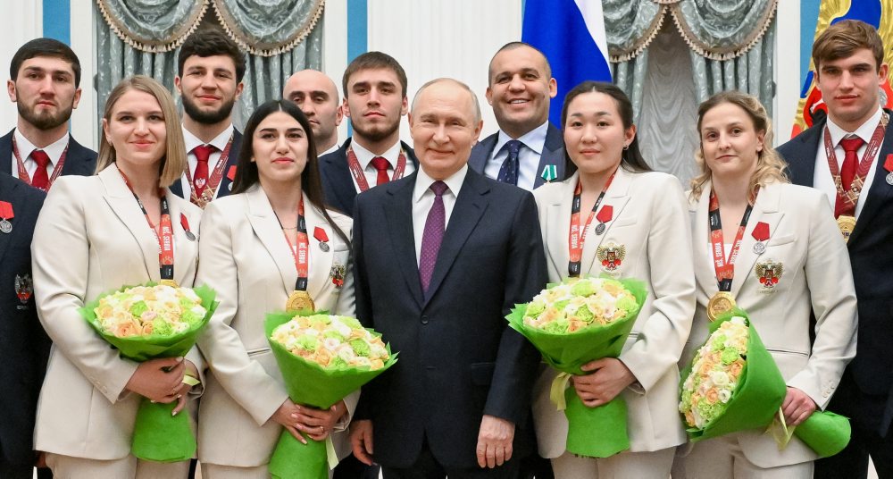 Vladimir Putin sa stretol v Kremli s ruskými svetovými šampiónmi a reprezentantmi v boxe 