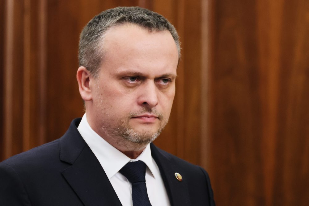 Vladimir Putin sa stretol v Kremli s ruským ministrom dopravy Andrejom Nikitinom