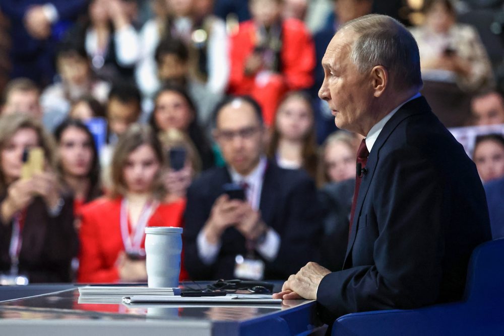 Tradičná koncoročná tlačová konferencia ruského prezidenta Vladimira Putina