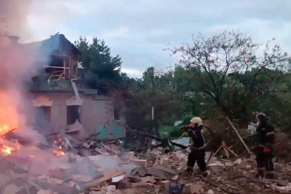 Ukrajinské dronové útoky zasiahli Moskovskú a Stavropolskú oblasť
