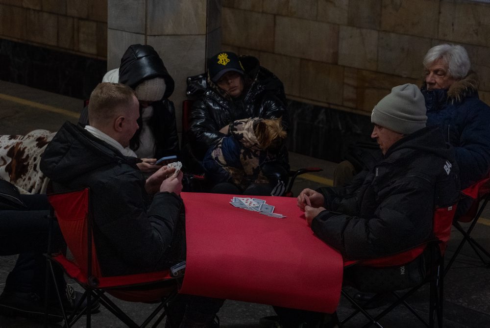 Útok ruskej armády na Kyjev počas silných mrazov 