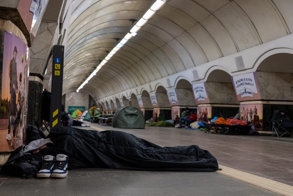 Útok ruskej armády na Kyjev počas silných mrazov 