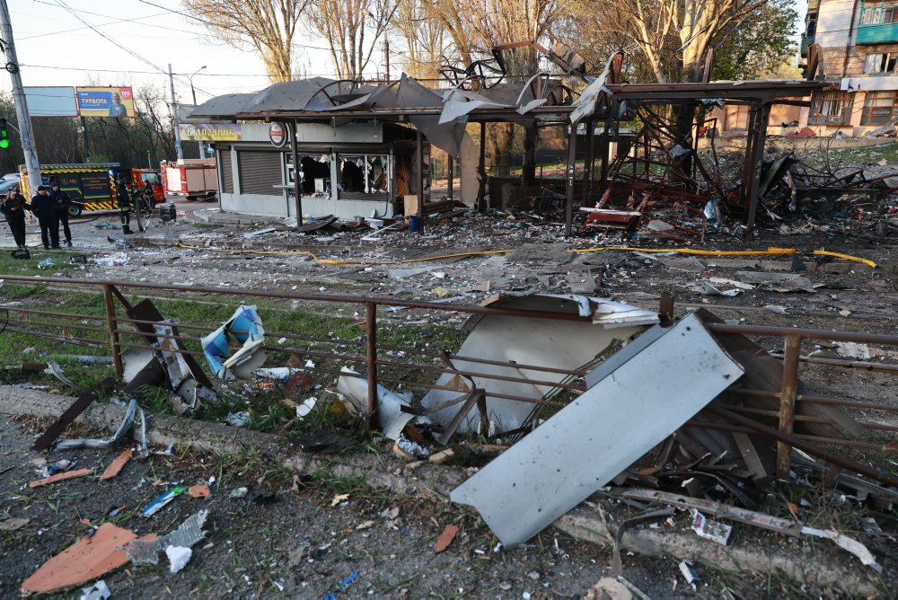 Útok ruskej armády na ukrajinské mesto Záporožie