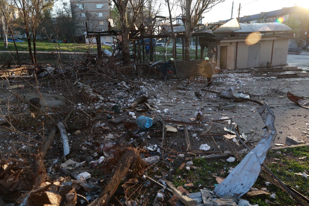 Útok ruskej armády na ukrajinské mesto Záporožie