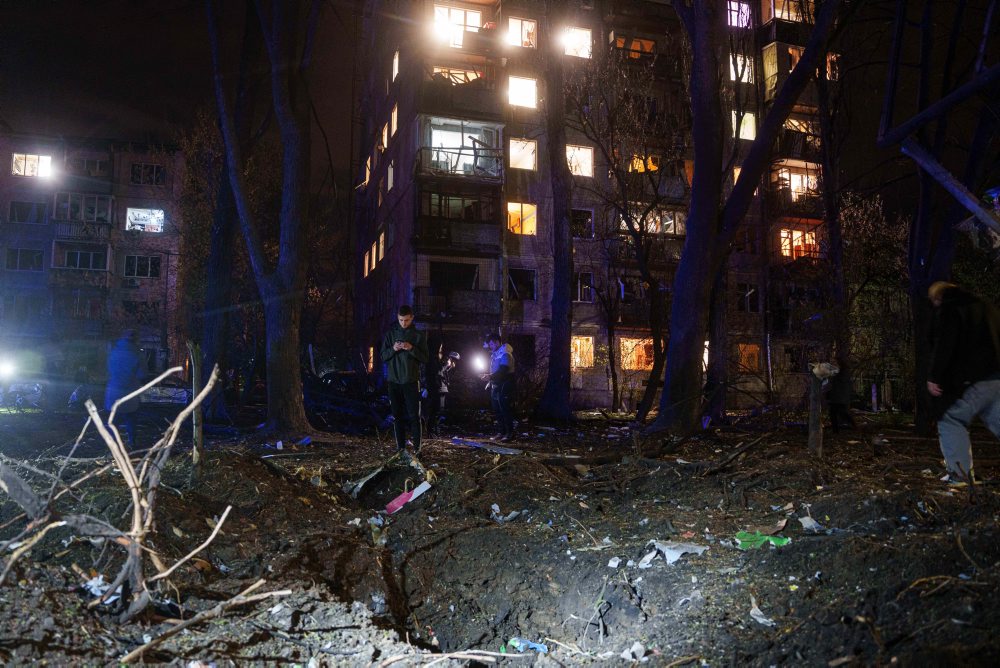 Ruský útok na Kyjev 