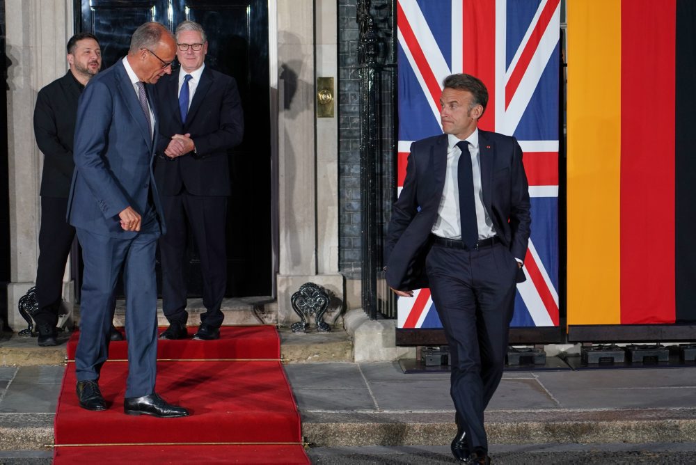 Zelenskyj, Starmer, Merz a Macron v Londýne 