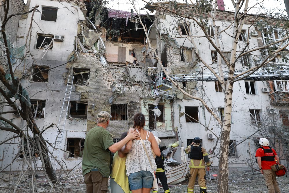 Útok ruskej armády na ukrajinské mesto Záporožie