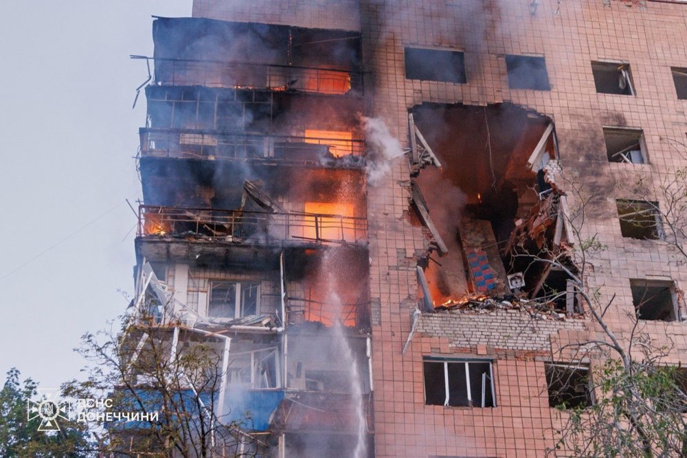 Útok ruskej armády na Kramatorsk 