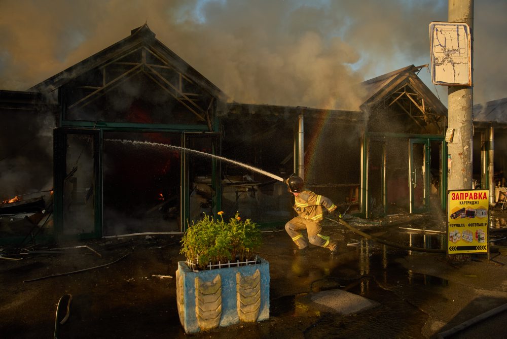 V Kyjeve sa po varovaní pred balistickými raketami ozývali výbuchy