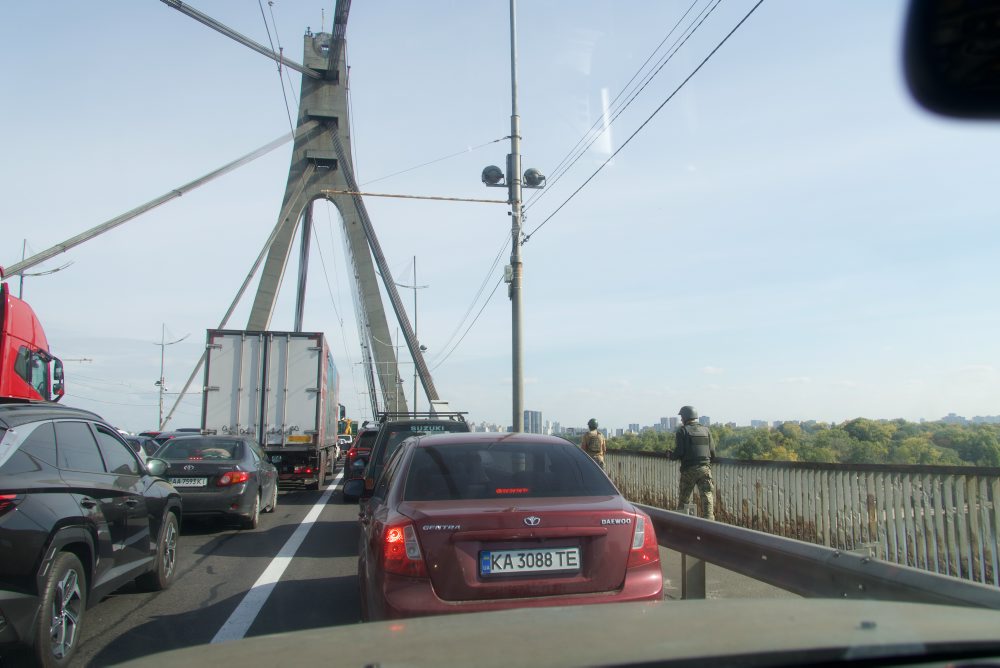 Dronový útok ruskej armády na Kyjev 