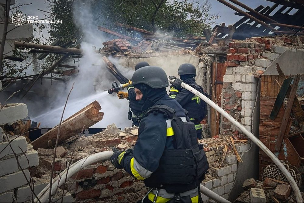 Útok ruskej armády na Ternopiľskú oblasť na Ukrajine 