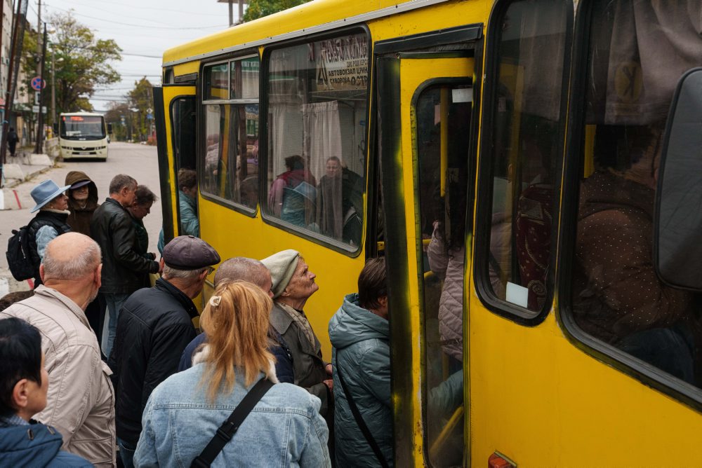 Lokálne prímerie v okupovanom ukrajinskom meste Olešky