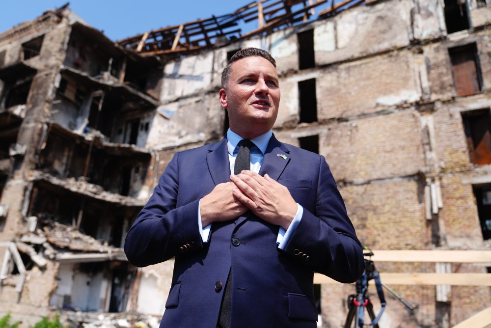 Wes Streeting na Ukrajine