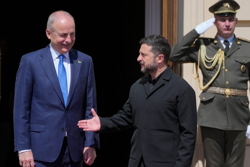 Írsky premiér v Kyjeve 