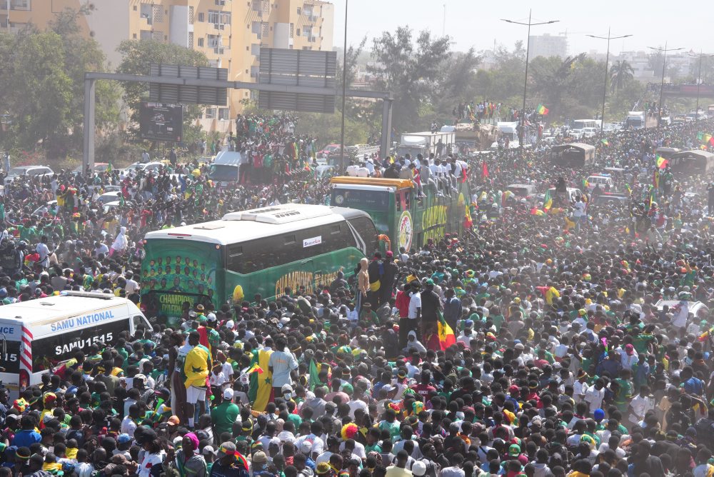 Senegalčania oslavovali v uliciach Dakaru zisk titulu