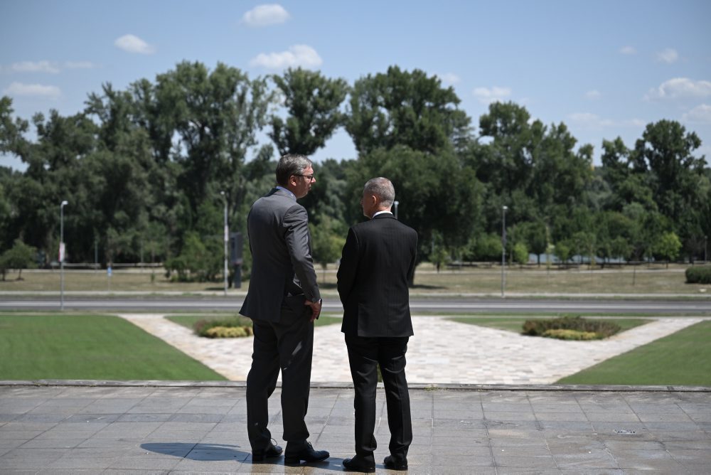 Babiš v Srbsku