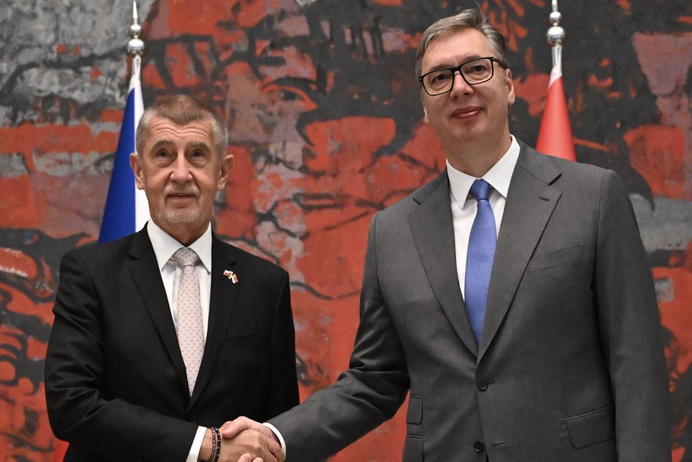 Babiš v Srbsku