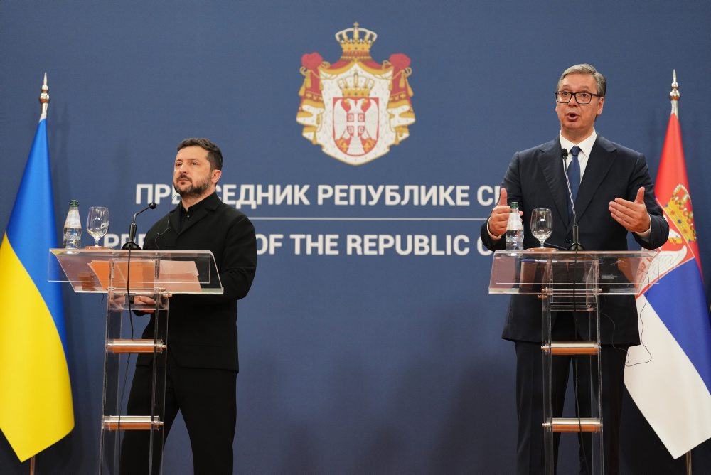 Zelenskyj v Srbsku