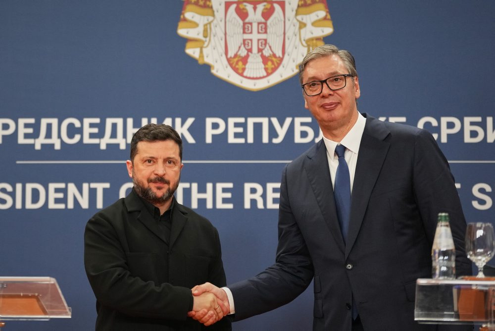 Zelenskyj v Srbsku