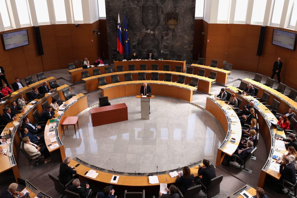 Nový slovinský premiér Janez Janša vystúpil s prejavom pred poslancami slovinského parlamentu