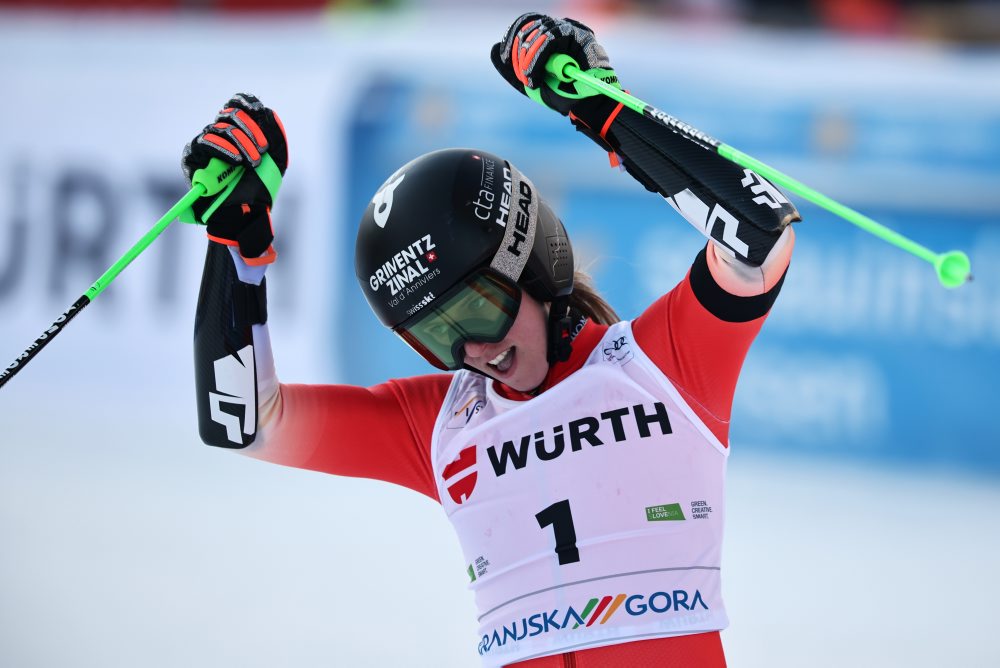 Švajčiarka Camille Rastová vyhrala v obrovskom slalome v Kranjskej Gore