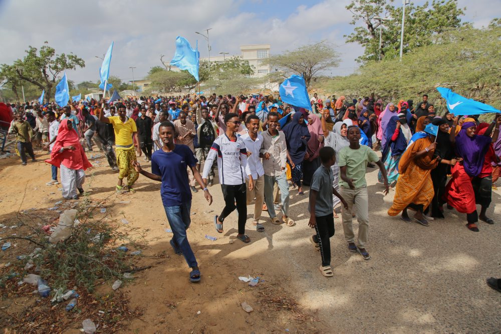 Somalia Israel Protest