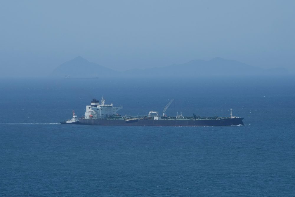 Tanker Odessa pri juhokórejskom prístave Daesan v Seosane