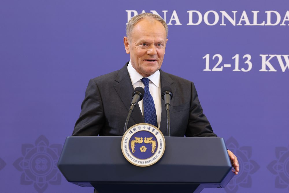Poľský premiér Donald Tusk navštívil Južnú Kóreu