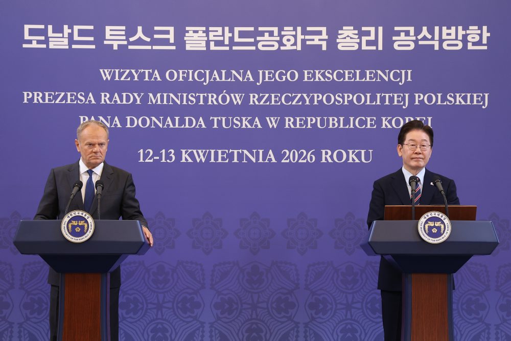 Poľský premiér Donald Tusk navštívil Južnú Kóreu