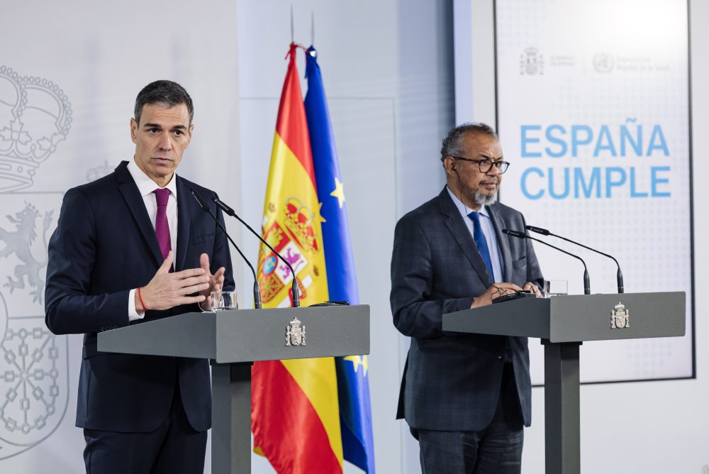 Stretnutie šéfa WHO a španielskeho premiéra 