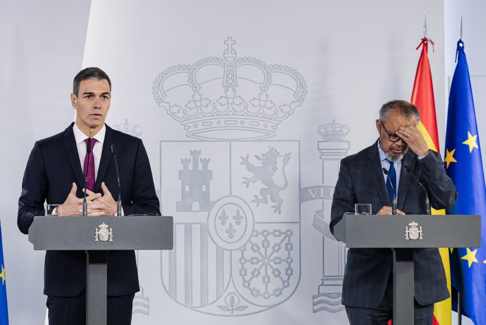 Stretnutie šéfa WHO a španielskeho premiéra 